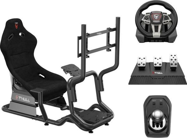 Thull Gaming Yarış Si̇mülatörü Kokpi̇ti̇ ve Yarış Di̇reksi̇yon Viites Pedal Seti̇ Thl-Gdpcr-01 - Image 1