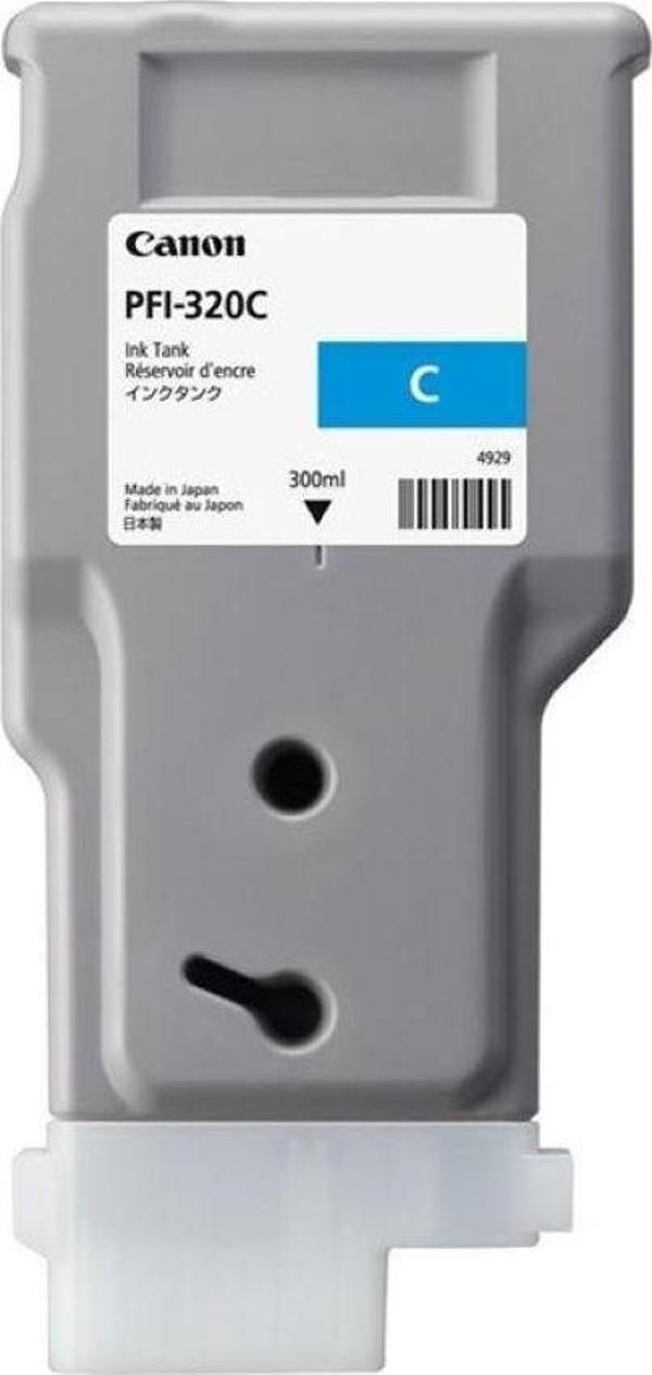 Feyza Bilişim® Canon PFI-320 C (Cyan) Mavi Plotter Orijinal Mürekkep Kartuş 300 ml. (2891C001) - Image 1