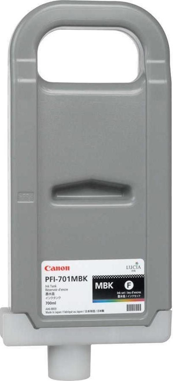 Feyza Bilişim® Canon PFI-701 MBK (Matt Black) Mat Siyah Orijinal Mürekkep Kartuş 700 ml. (0899B005)								 - Image 1