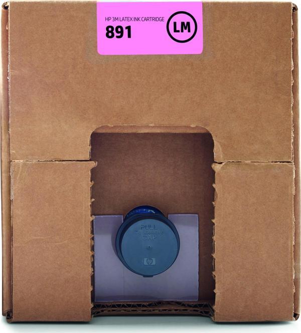Feyza Bilişim® HP 3M 891 LM 10 Litrelik Light Magenta Latex Mürekkep Kartuşu (G0Y77A)								 - Image 1