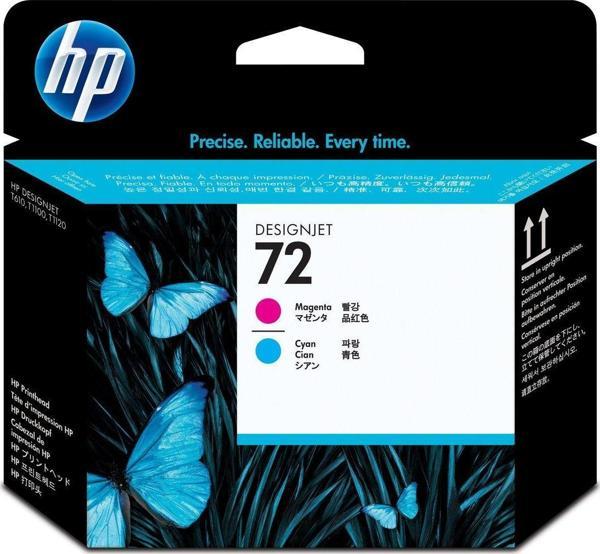 Feyza Bilişim® HP 72 Magenta/Cyan Baskı Kafası Orijinal Plotter Designjet Printhead (C9383A)								 - Image 1