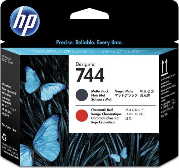 Feyza Bilişim® HP 744 Matt Black&Chromatic Red Orijinal Baskı Kafası Printhead (F9J88A) 								 - Image 1