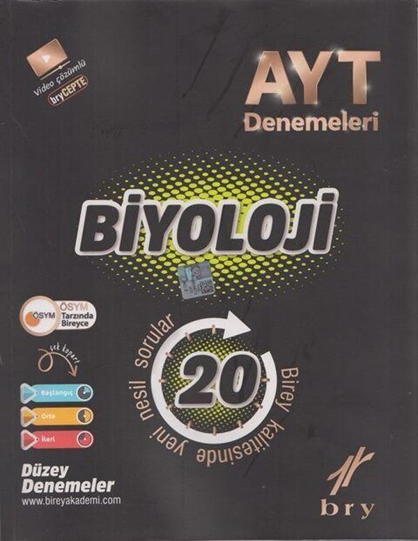 AYT - Branş Denemeleri - Biyoloji (20 li) - Birey Eğitim Yayınları - Image 1