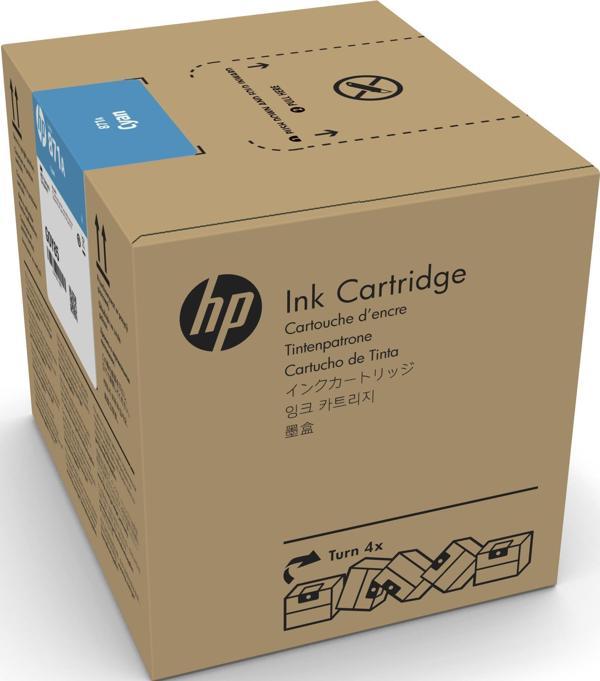 Feyza Bilişim® HP 871C Cyan 3 Litrelik  Mavi Orijnal Latex Mürekkep Kartuşu (G0Y79C)								 - Image 1