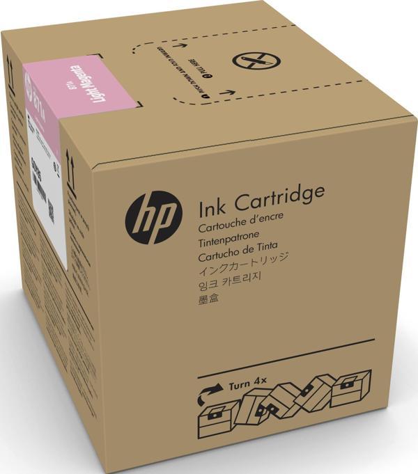 Feyza Bilişim® HP 871C Light Magenta 3 Litrelik Açık Kırmızı Orijnal Latex Mürekkep Kartuşu (G0Y84C)								 - Image 1