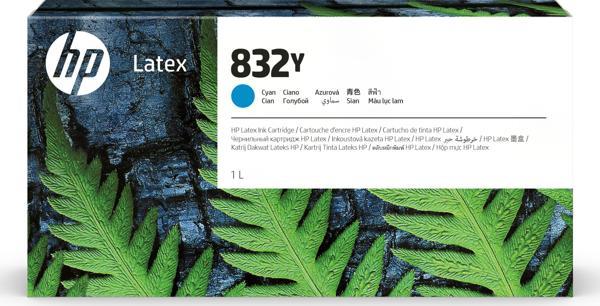 Feyza Bilişim®HP 832Y 1 litrelik Cyan Latex Orijinal Mürekkep Kartuşu (4UV06A)								 - Image 1