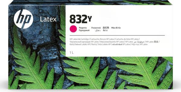 Feyza Bilişim®HP 832Y 1 litrelik Magenta Latex Orijinal Mürekkep Kartuşu (4UV07A)								 - Image 1