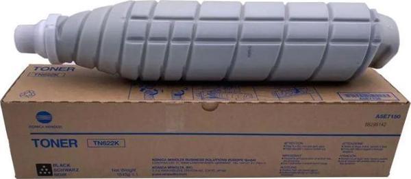 Feyza Bilişim® Konica Minolta TN-622 Orjinal Siyah Toner Bizhub C-1085 C-1100 C-6085 1.645g.(A5E7150) - Image 1