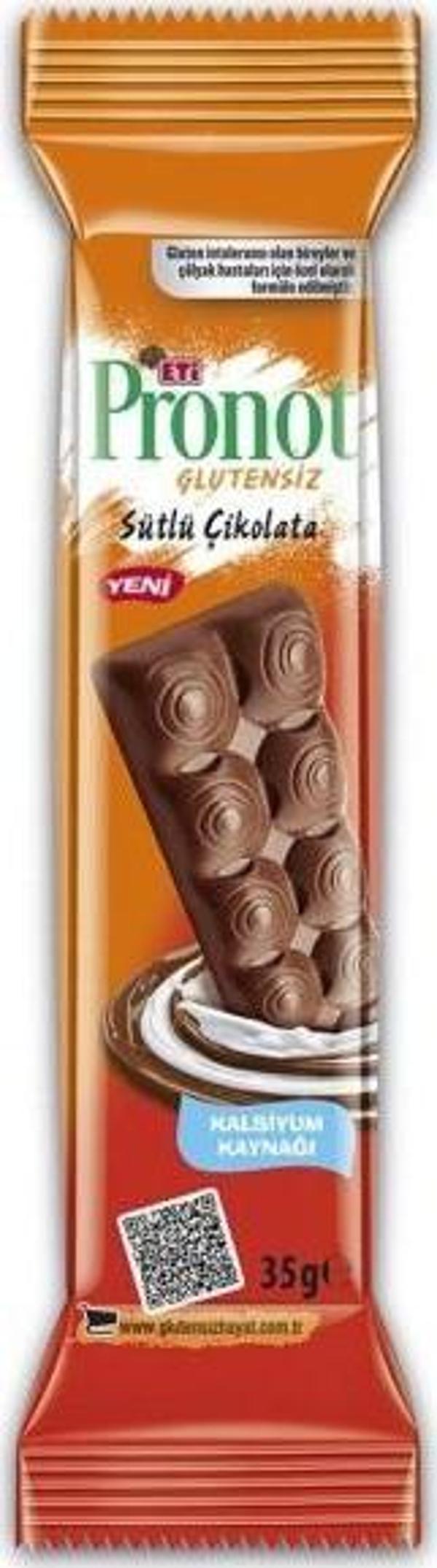 Pronot Sütlü Çikolata 35 g x 12 Adet - Image 1