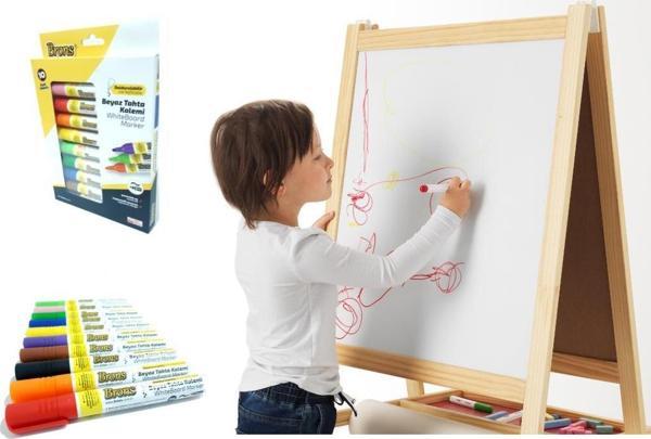 Brons Doldurulabilir Beyaz Tahta Kalemi 10 Lu Set (BR-9511) - Image 1