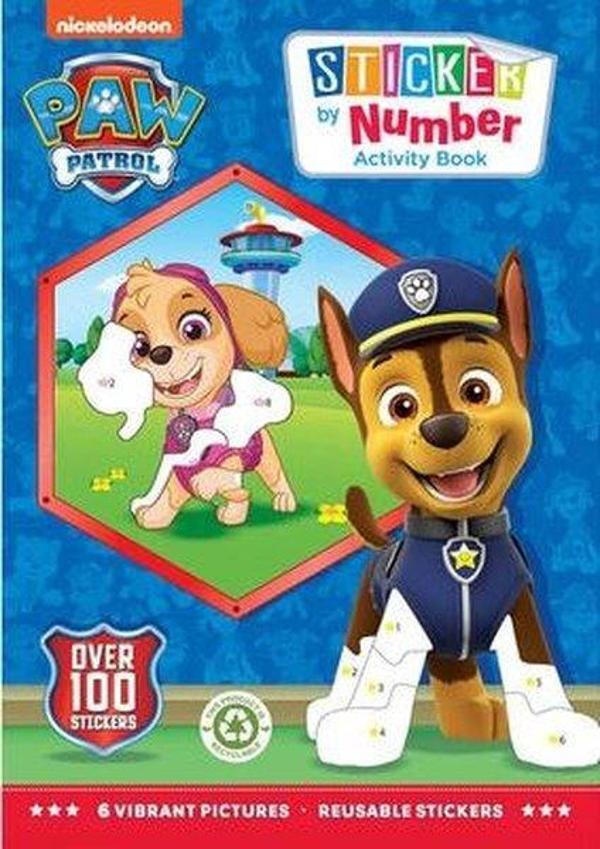 Paw Patrol Sticker by Numbers Book 2 - Alligator Products Limited - Image 1