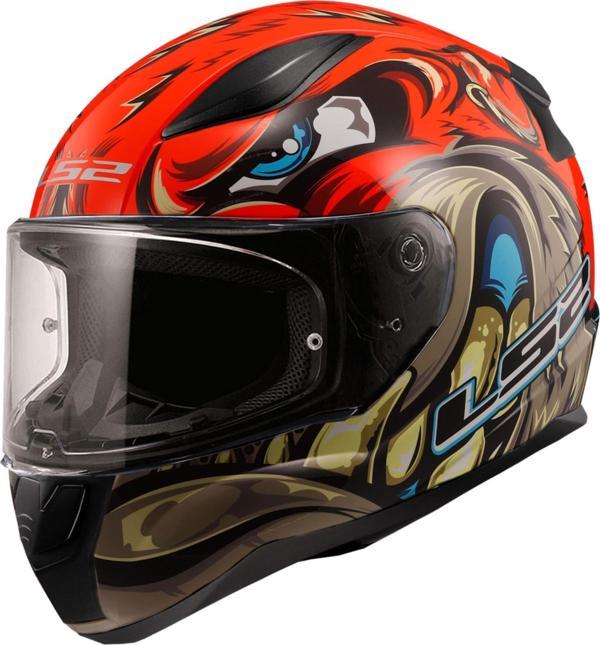LS2 RAPID SPOX KIRMIZI GRİ KASK - Image 1