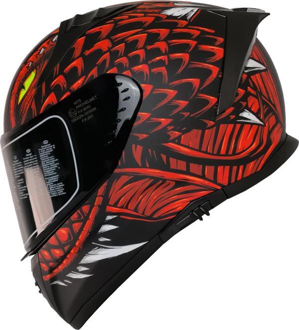 MTS 801 DRAGLAX RED FULL FACE KASK - Image 1