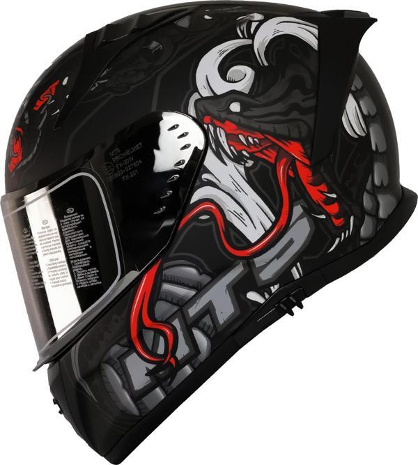 MTS 801 MYTH GREY FULL FACE KASK - Image 1