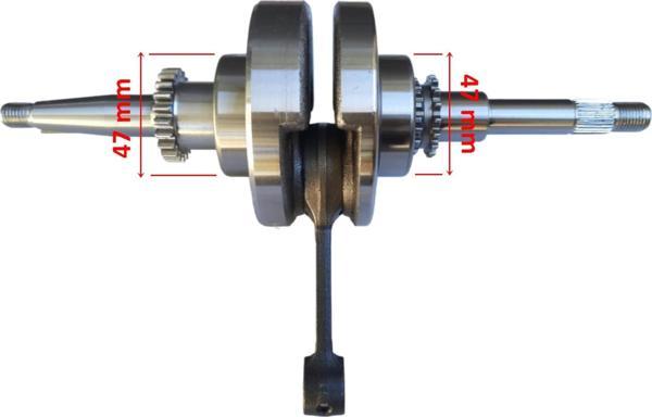 7TTY0806-47-47 SCOOTER 50 CC KRANK 22T DİŞLİ (RULMAN 47-47MM) - Image 1
