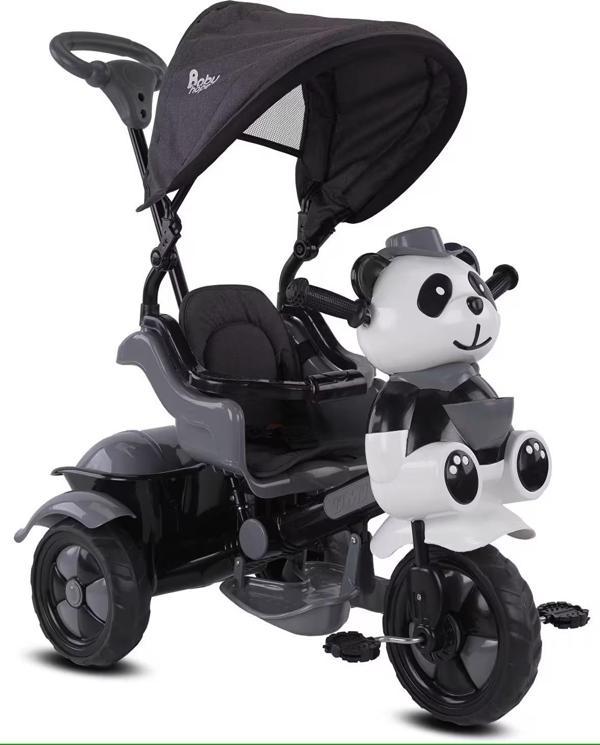 Babyhope 127 Little Panda Gri 3 Tekerlekli Bisiklet - Image 1