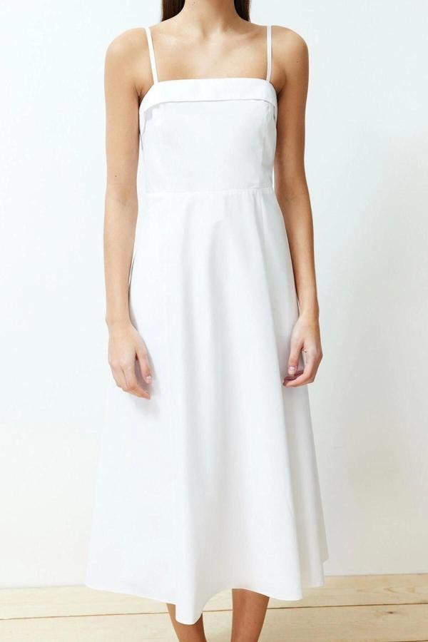 Moda Regular Plaj Günlük Dokulu Örme Degaje Yaka Uzun Kol Bodycone Maxi Boy Elbise - Image 1