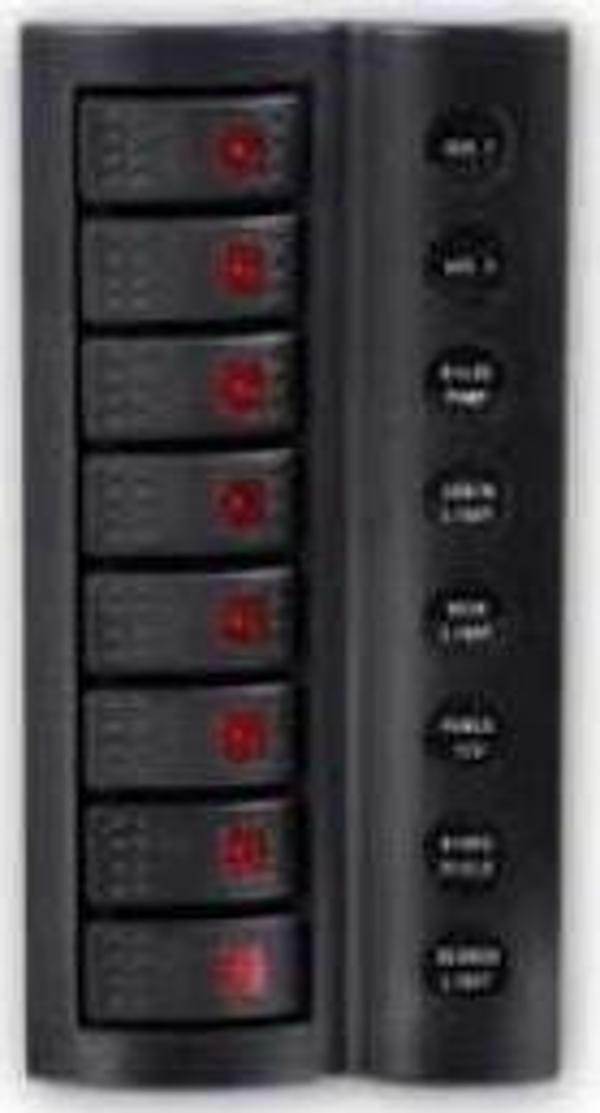 Sealux Swıtch Panel 8 Li Çift Led - Image 1