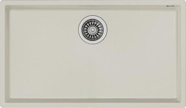 TEKA Square 72.40 TG Parlak Krem - Tek Hazneli Tezgahaltı Tegranite Eviye - Image 1