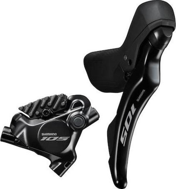 Shimano 105 St-r7120+br-r7170 Hidrolik Disk Fren Vites Seti 2v Siyah - Image 1