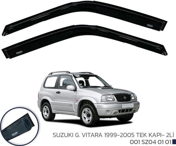 Suzuki Vitara tek kapı Cam Rüzgarlığı 2'li 1999-2005 Niken (Kromsuz model) - Image 1