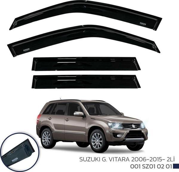Suzuki Vitara Cam Rüzgarlığı 4'lü  2006-2015 Niken (Kromsuz model) - Image 1