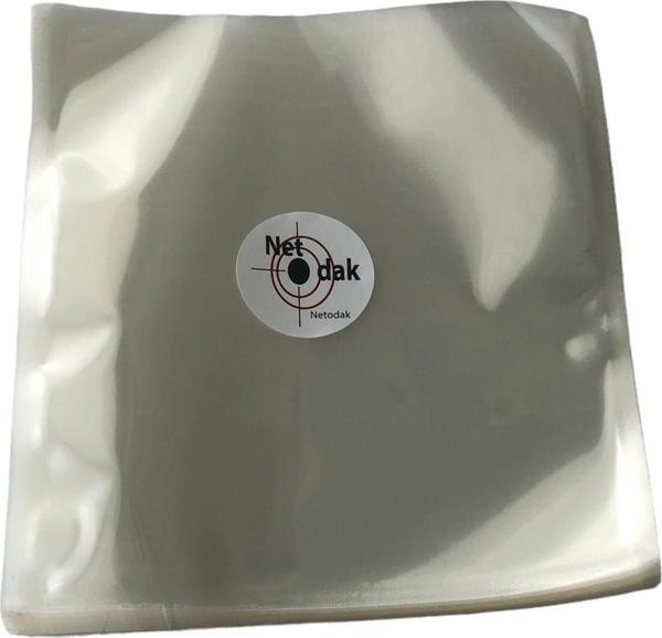 Büyük Boy 100 Adet 21,5 cm x 23,5 cm Şeffaf Vakum Poşeti Ambalajı Vakumlu Torba - Image 1