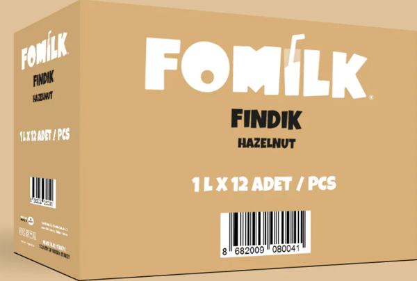 Fomilk Bitkisel Bazlı Fındık İçeceği 200ml. x 27 Adet - Image 1