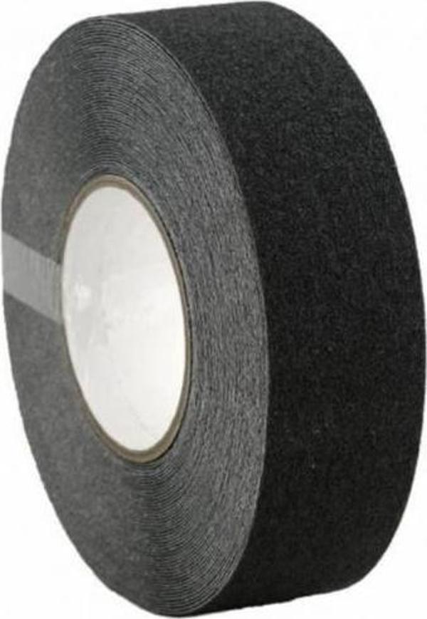 Merdiven Zemin Kaydırmaz Bant Bandı Kaymaz Bant 2,5 cm En 25 m Uzunluk (Siyah Renkli) - Image 1