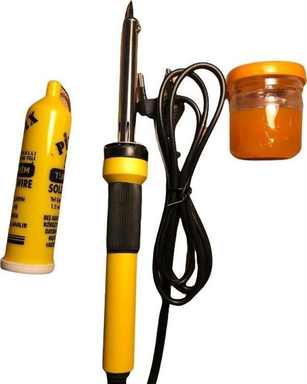 Profesyonel Kalem Havya Seti Lehim Tel Pasta 40W 3 Parça Işıklı - Image 1