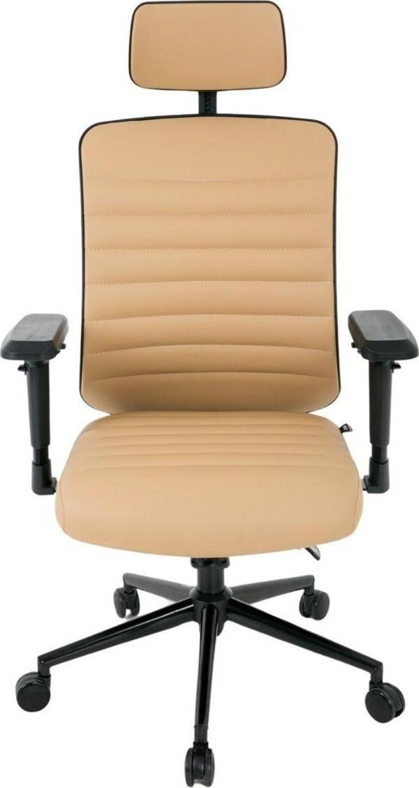 Comfort Elit Deri Yönetici-Ofis-Çalışma Koltuğu Sarı - Image 1