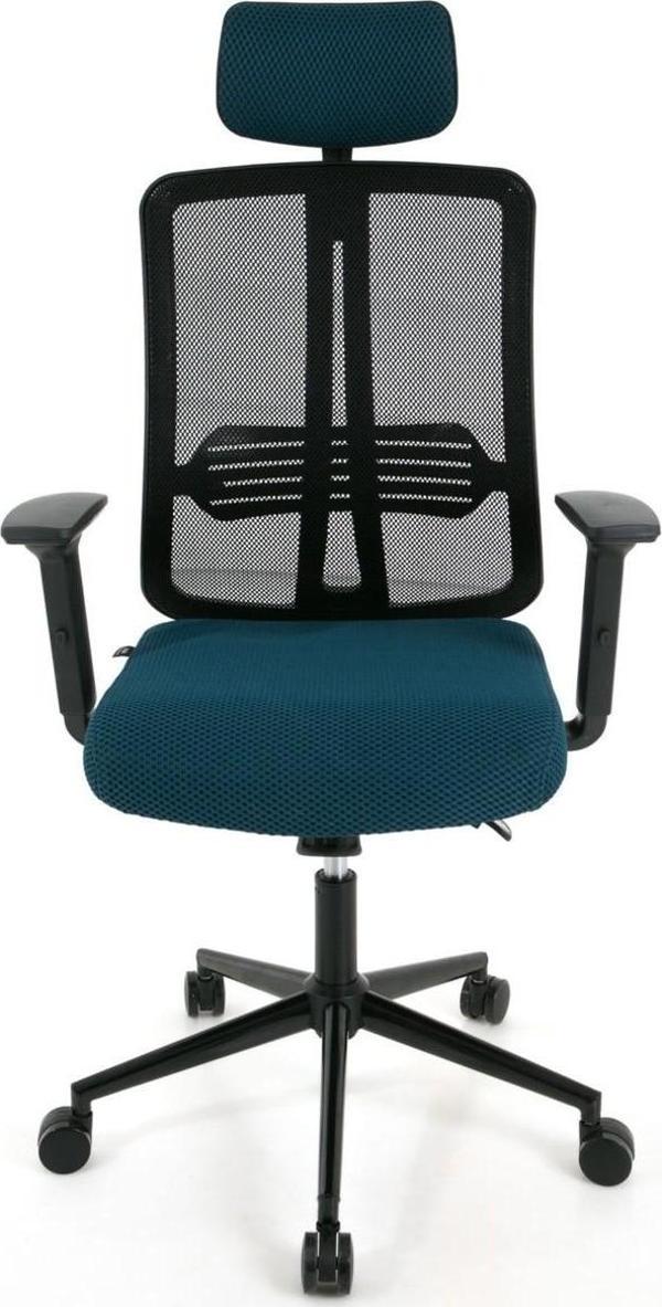 Zeon Comfort Ofis Koltuğu Çalışma Koltuğu | Zümrüt Yeşil |siyah Yıldız Ayak - Image 1