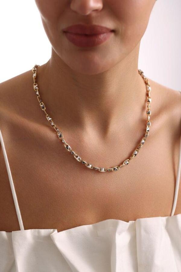 Kristal Altın Zincir İtaly 50 cm - Image 1