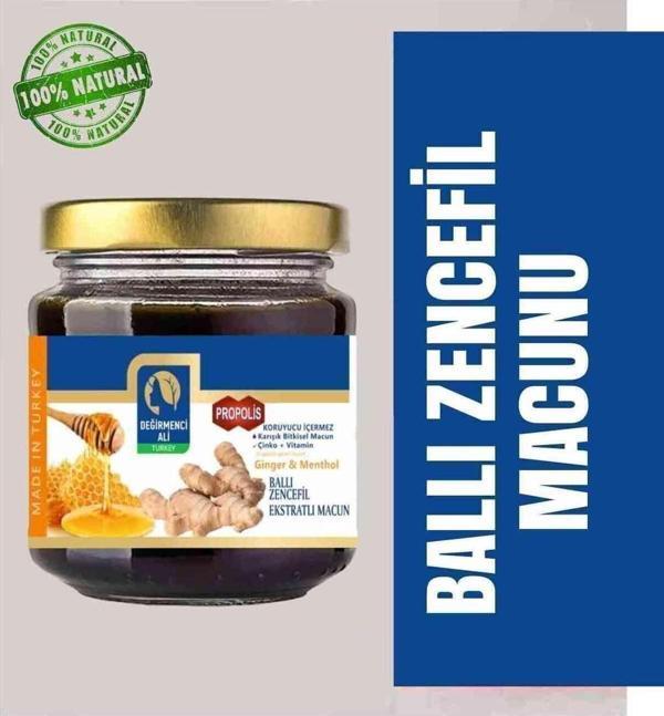 Değirmenci Ali Ballı Zencefil Ekstralı Macun 400 Gr - Image 1