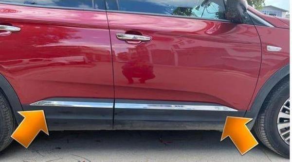 Opel Grandland Uyumlu X Yan Kapı Çıtası -2016 Paslanmaz Çelik Parça - Image 1