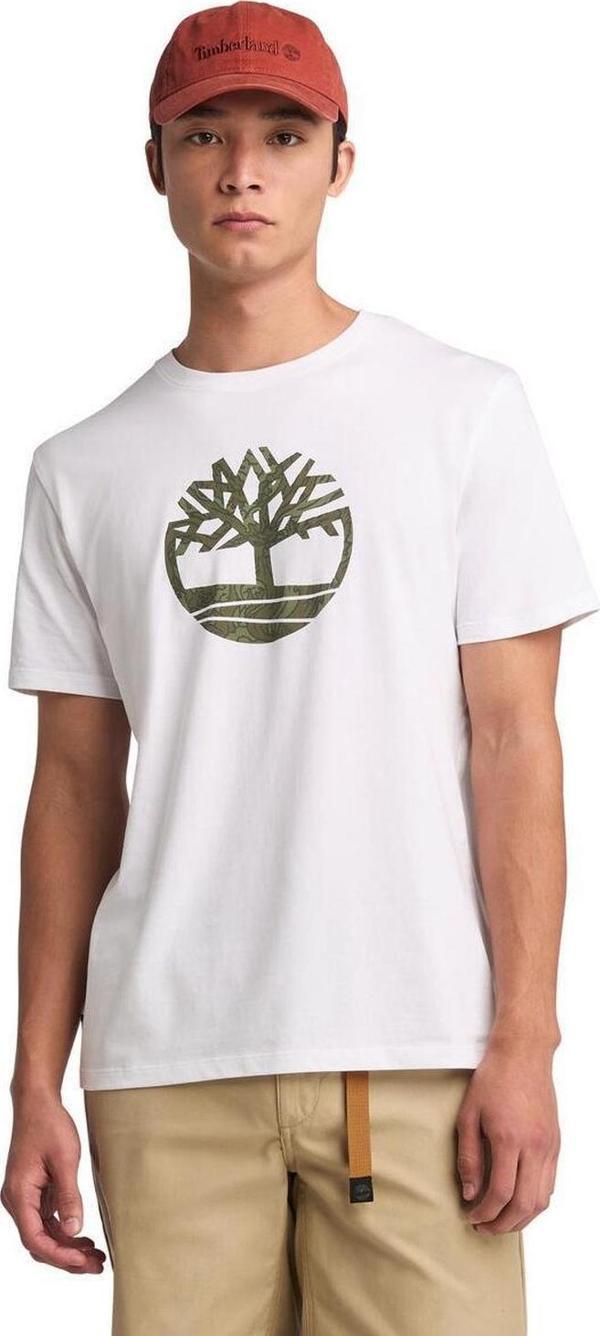 Timberland KENNEBEC RIVER Camo Tree Logo Short Slee Erkek Tişört TB0A6DTS1001 - Image 1
