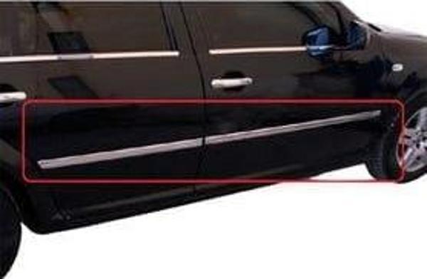 Volkswagen Caddy Uyumlu Yan Kapı Çıtası 2007-2014 Paslanmaz Çelik Parça - Image 1