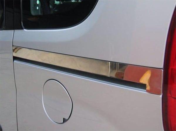 Renault Kangoo Uyumlu 2 Sürgülü Kapı Çıtası -2008 Paslanmaz Çelik Parça - Image 1