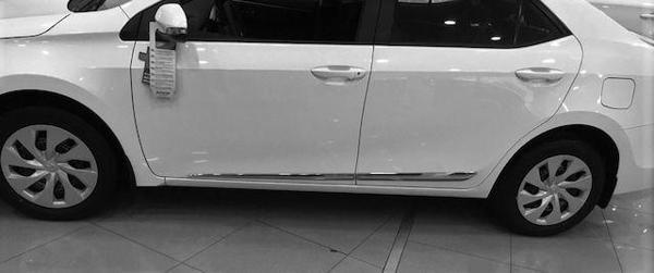 Toyota Corolla Uyumlu Yan Kapı Çıtası -2019 Paslanmaz Çelik Parça - Image 1