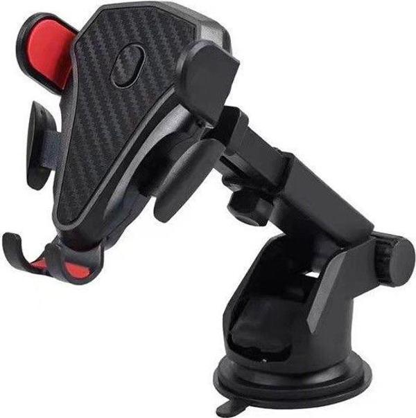 Otomatik Kilitlenebilir Özellikli Kırmızı Telefon Tutacağı / Syte182 - Image 1