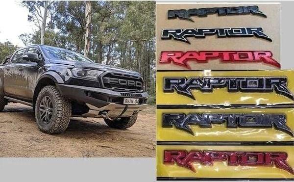 Ford Ranger Uyumlu Raptor Sticker 3D Parça - Image 1