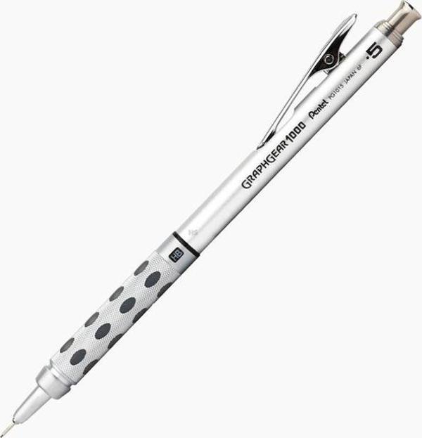 Pentel GraphGear 1000 0,5mm Metal Gövde Profesyonel Versatil Kalem PG1015 - Image 1