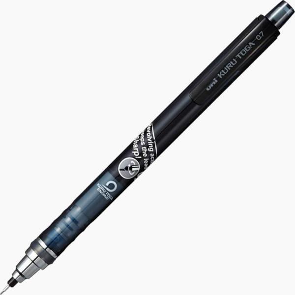 Uni-Ball Uni Kuru Toga 0.7 mm Mekanik Kurşun Kalem Siyah M7-450T - Image 1