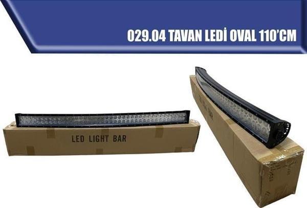 Tavan Ledi Uyumlu Oval Off Road Sis Lambası Ledli LED Bar 110'Cm Parça - Image 1