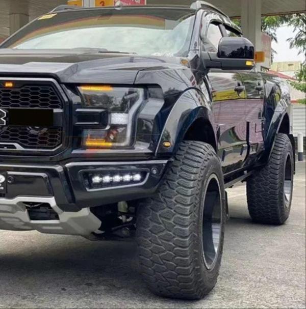 Ranger İçin Uyumlu Uyumlu Kısa Tip F150 Ayna (Parlak Siyah ) Parça - Image 1