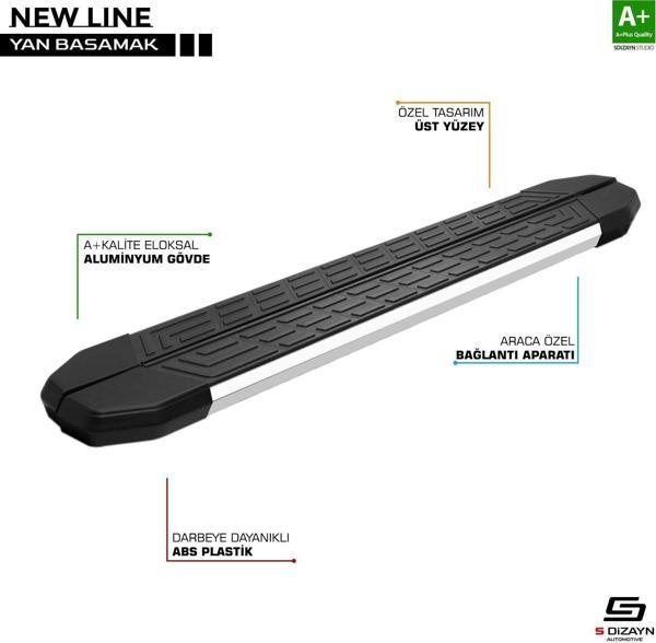 Mg Zt Uyumlu Newline Krom Yan Basamak 173 Cm 2018 Üzeri Parça - Image 1