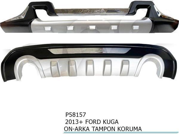 Ford Kuga Uyumlu Ön Ve Arka Tampon Koruma Difüzör 2017+ Parça - Image 1
