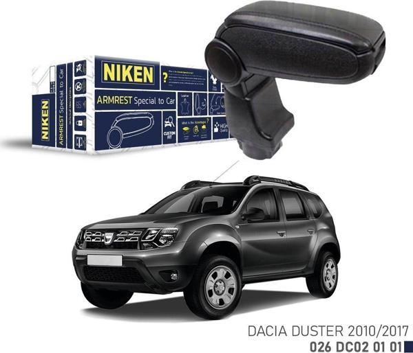 Dacia Duster Uyumlu 2010-2017 Araca Özel Kol Dayama Kolçak Siyah Niken Parça - Image 1