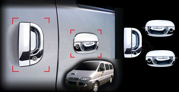 Hyundai Starex Uyumlu 1997 2007 Kapı Kolu ABS Krom Parça - Image 1