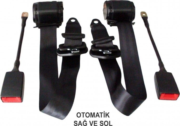 Emniyet Kemeri Otomatik 3 Nokta Kollu Ön Takım E-Belgeli - Image 1